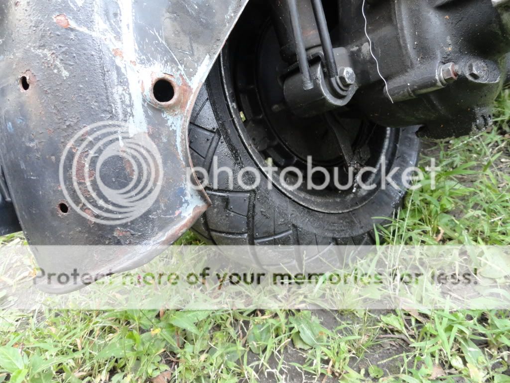 VESPA 10/" Rear Wheel Brake Back Plate Largeframe