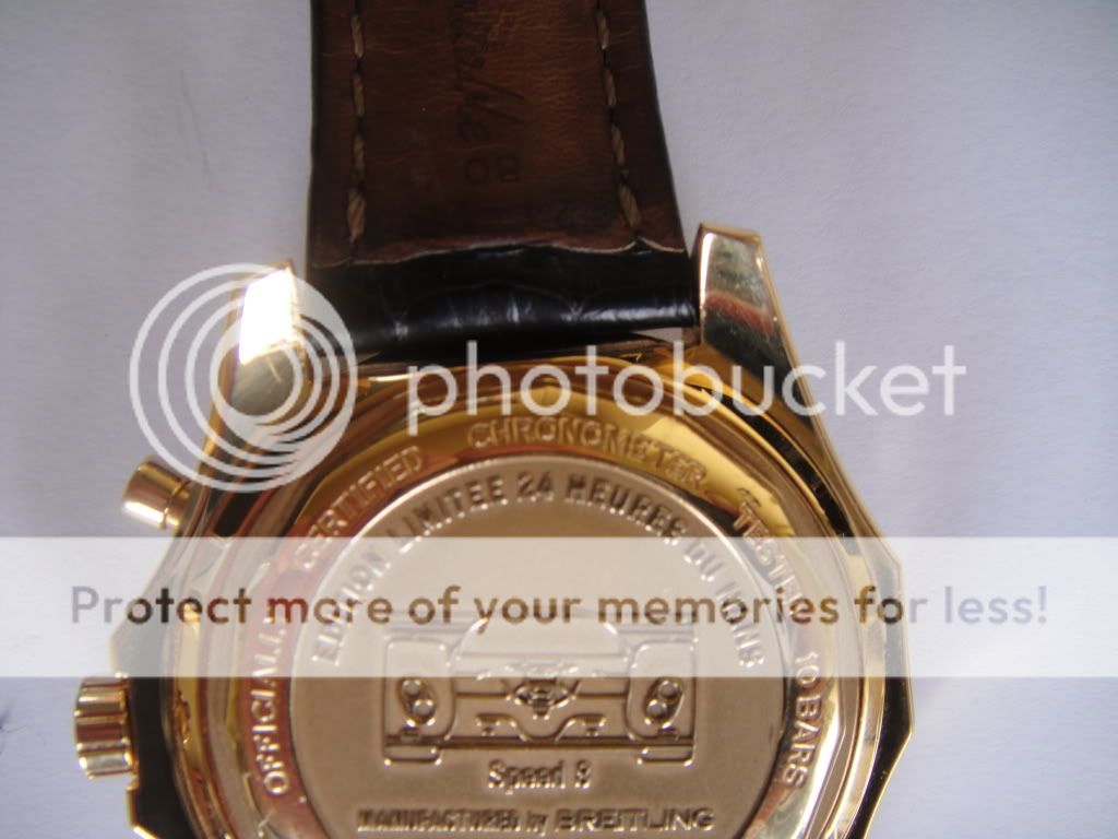 breitling bentley lemans 18k金限量版