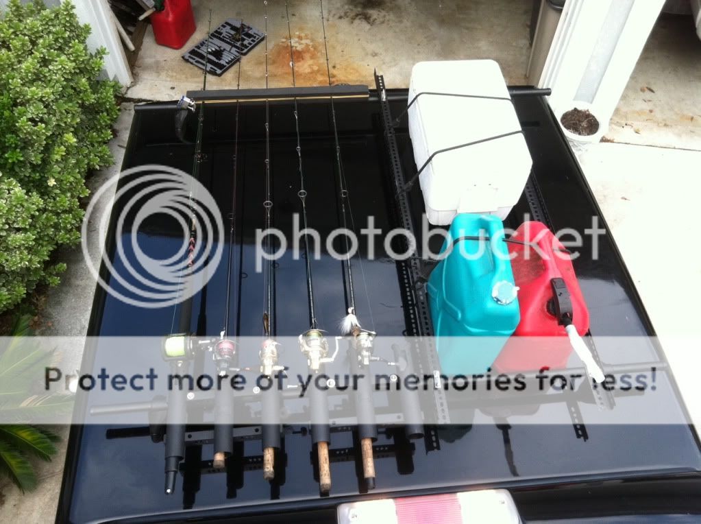 Tonneau Cover utility/fish rod rack build Ford F150 Forum Community